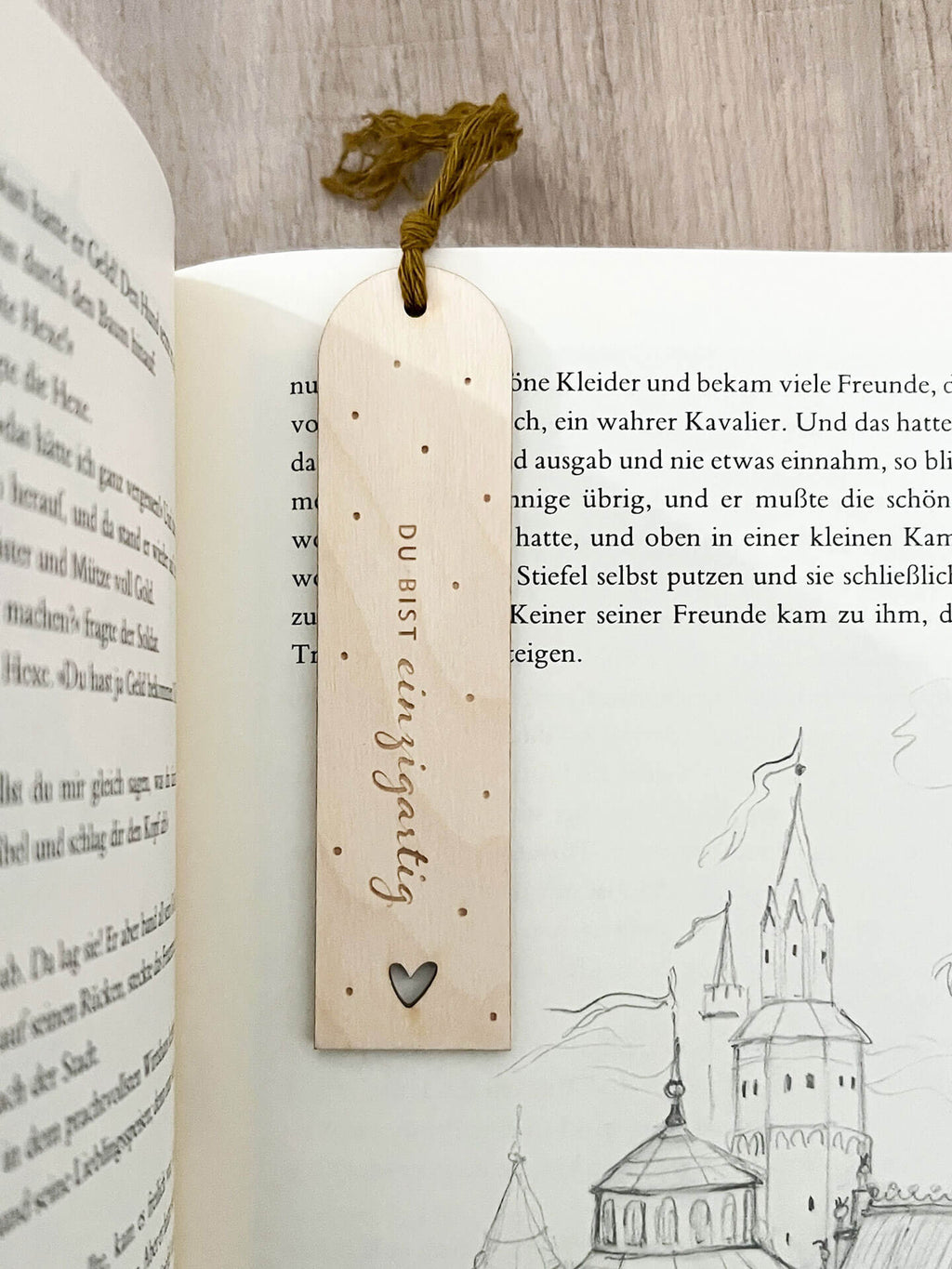 Elegantes Lehrer-Geschenkset – Füllfederhalter & Holzlesezeichen Mit Inspirierenden Sprüchen