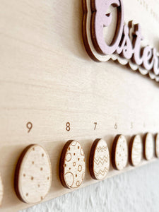 Ostereier-Magnet für deinen Countdown-Zähler aus Holz
