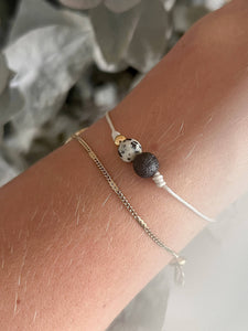 Aroma-Armband Lavastein · Jaspis