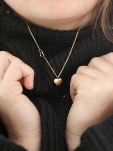 Halskette mit Herz-Anhänger · 18K Gold