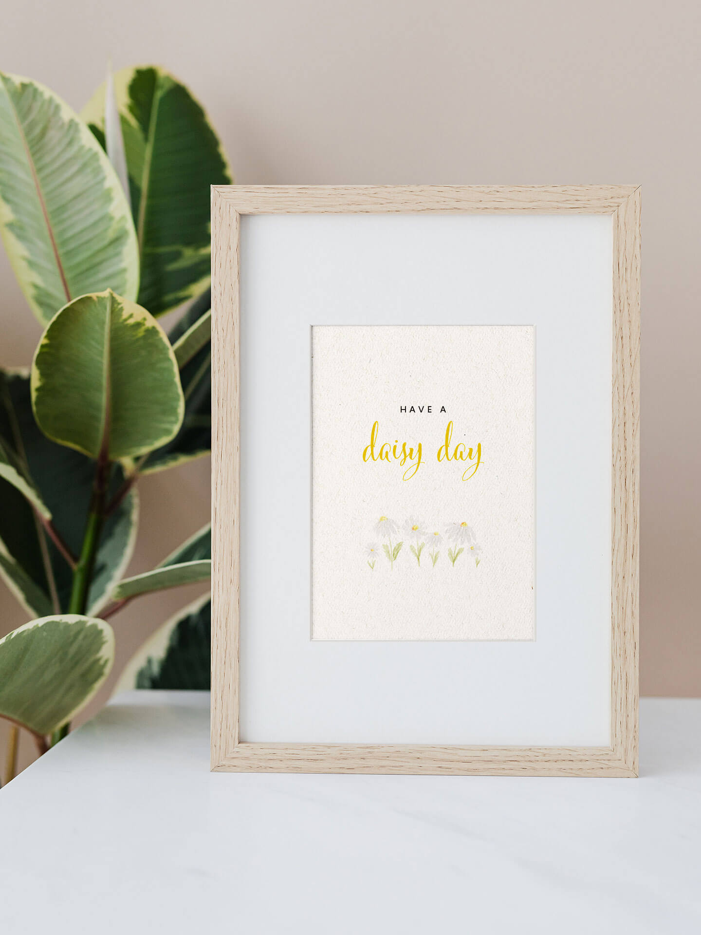 Grußkarte · Have a daisy day