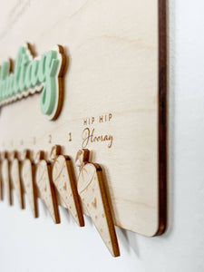 Schultüten-Magnet für deinen Countdown-Zähler aus Holz